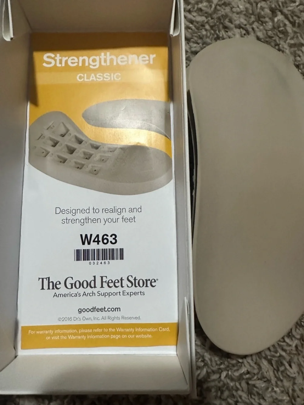 The Good Feet Store 3-Step System Box - White with Multi-Color Imagery SZ | 7.5 - Picture 3 of 5